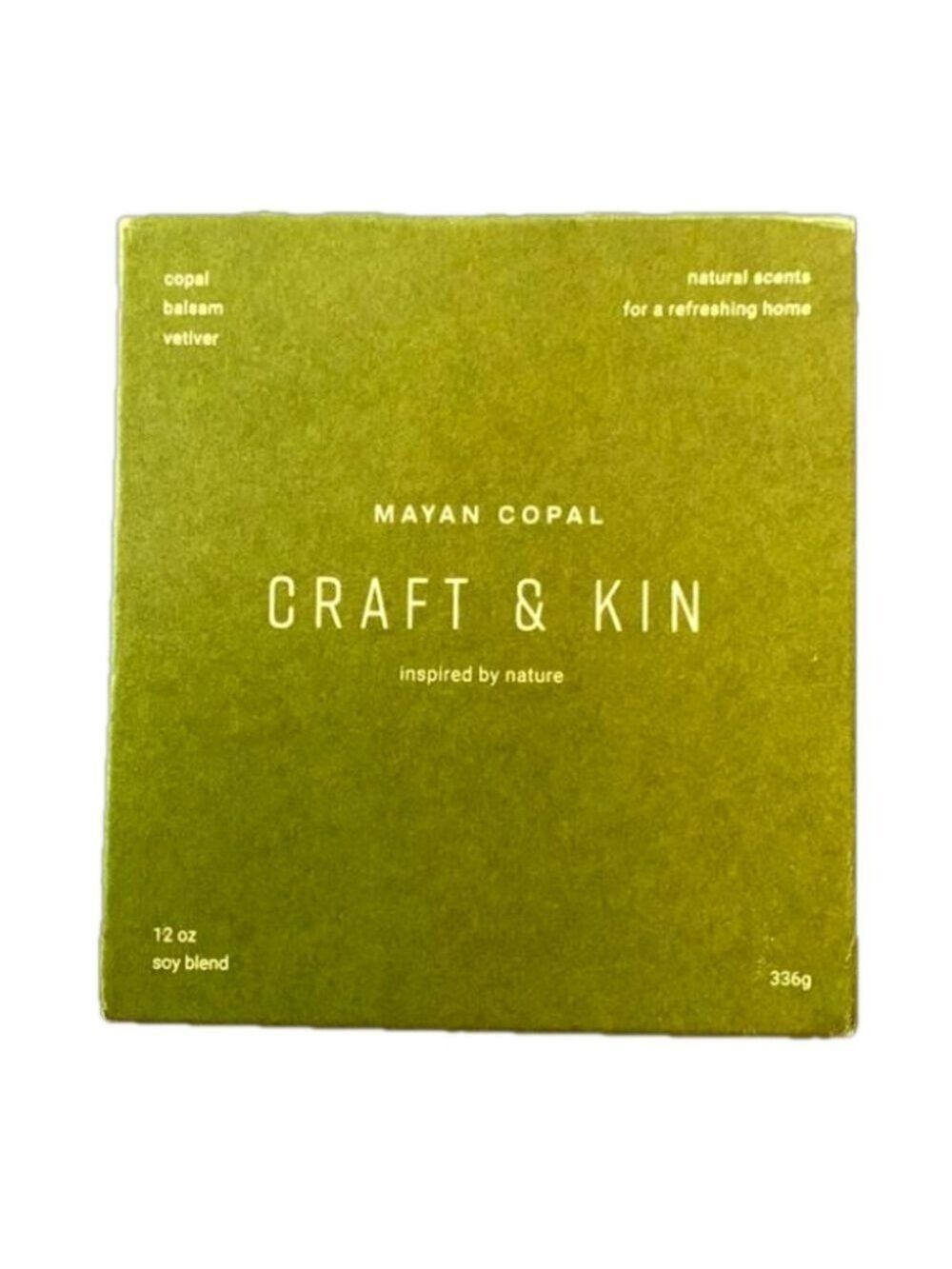 MAYAN COPAL Premium Soy Ultra Clean Burn Mayan Copal Scented Green Candle - Picture 6 of 11